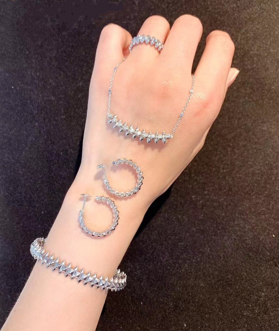 ¡®Twinkle jewelry¡¯CLASH SILVER BRACELET
