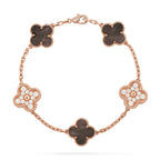 [Twinkle jewelry]New CLOVER 5 MOTIF GRAY MOP BRACELET COLLECTION