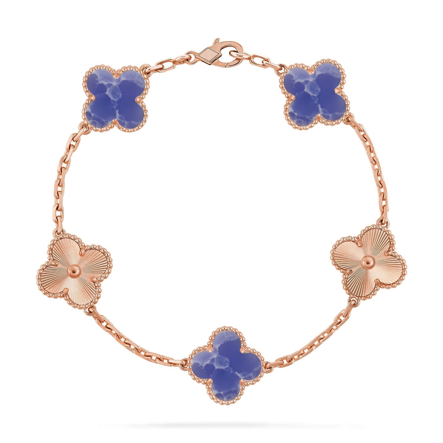 [Twinkle jewelry]New CLOVER 5 MOTIF BLUE VEINS BRACELET COLLECTION