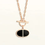¡®Twinkle jewelry¡¯CHAINE VERSO BLACK CERAMIC NECKLACE