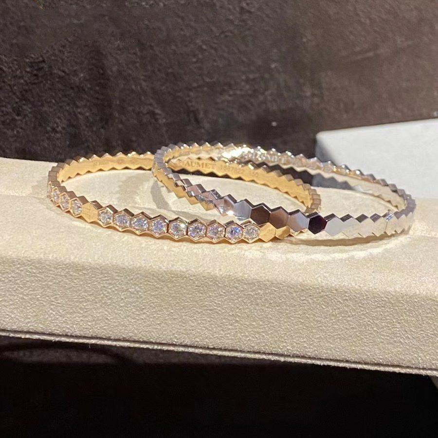 ¡®Twinkle jewelry¡¯BEE LOVE GOLD BRACELET FULL DIAMOND