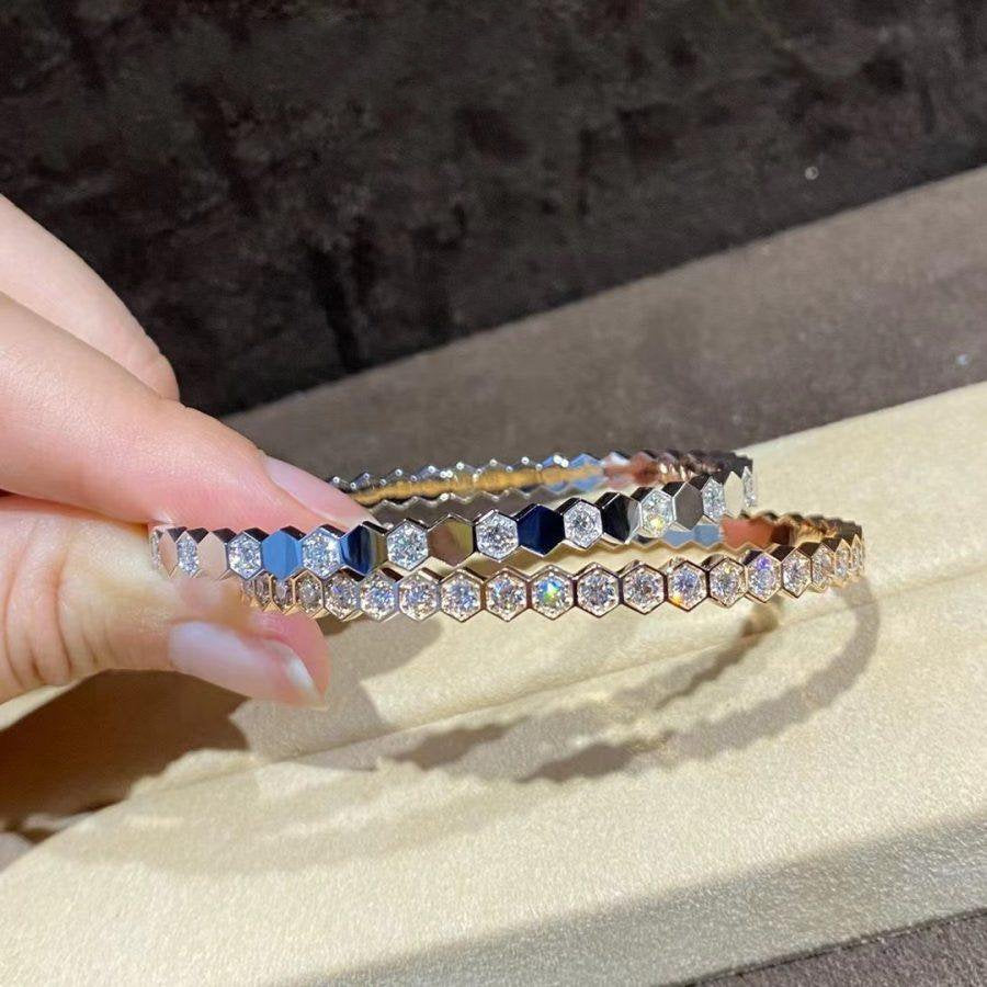 ¡®Twinkle jewelry¡¯BEE LOVE GOLD BRACELET FULL DIAMOND
