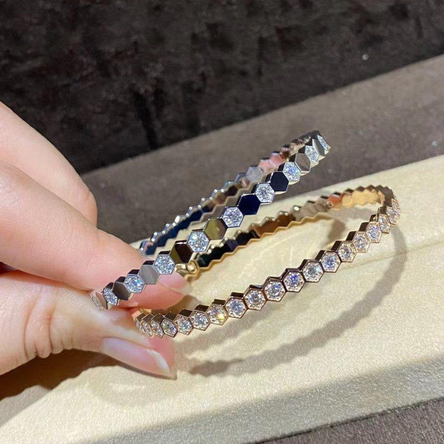 ¡®Twinkle jewelry¡¯BEE LOVE GOLD BRACELET FULL DIAMOND