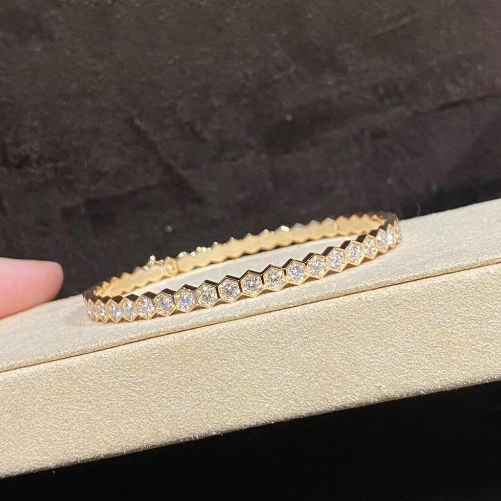 ¡®Twinkle jewelry¡¯BEE LOVE GOLD BRACELET FULL DIAMOND
