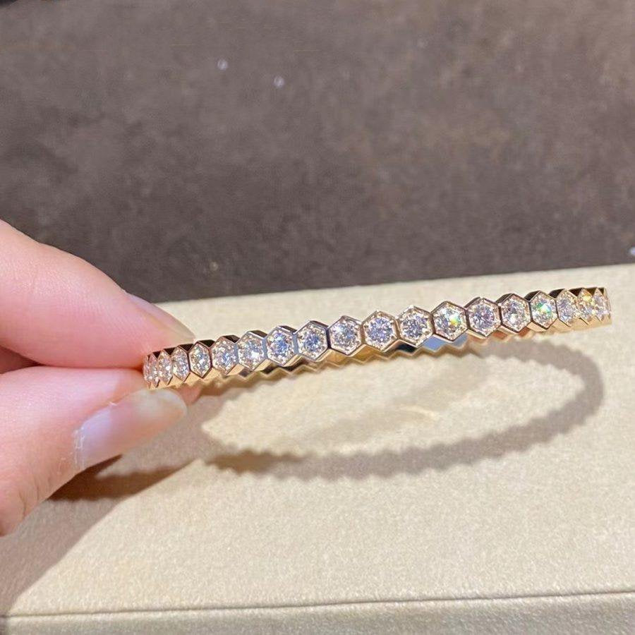 ¡®Twinkle jewelry¡¯BEE LOVE GOLD BRACELET FULL DIAMOND