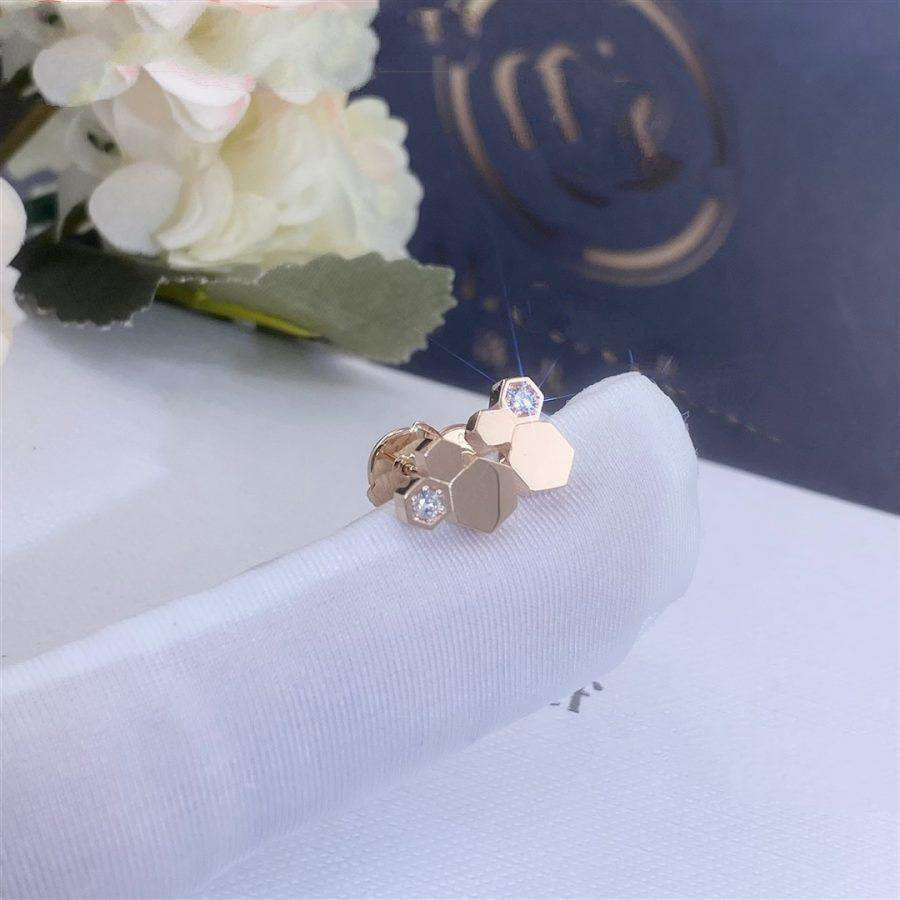 ¡®Twinkle jewelry¡¯BEE LOVE PINK GOLD DIAMOND EARRINGS