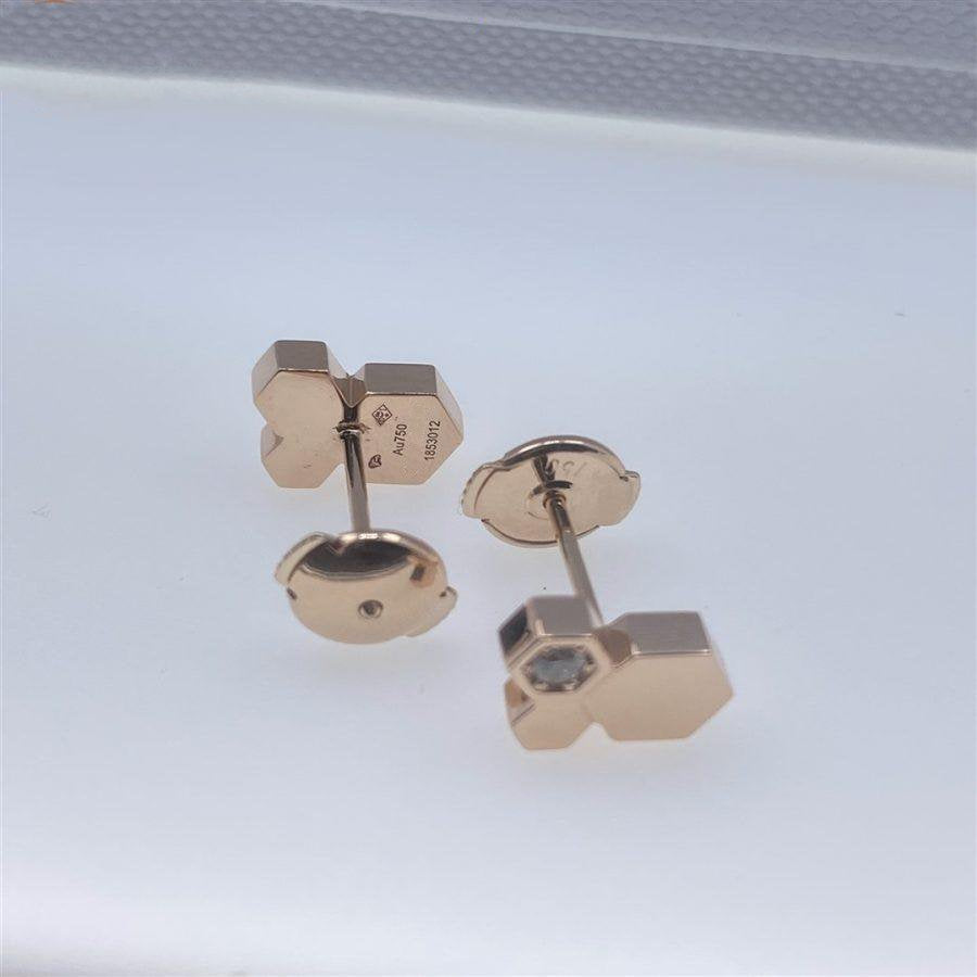 ¡®Twinkle jewelry¡¯BEE LOVE PINK GOLD DIAMOND EARRINGS