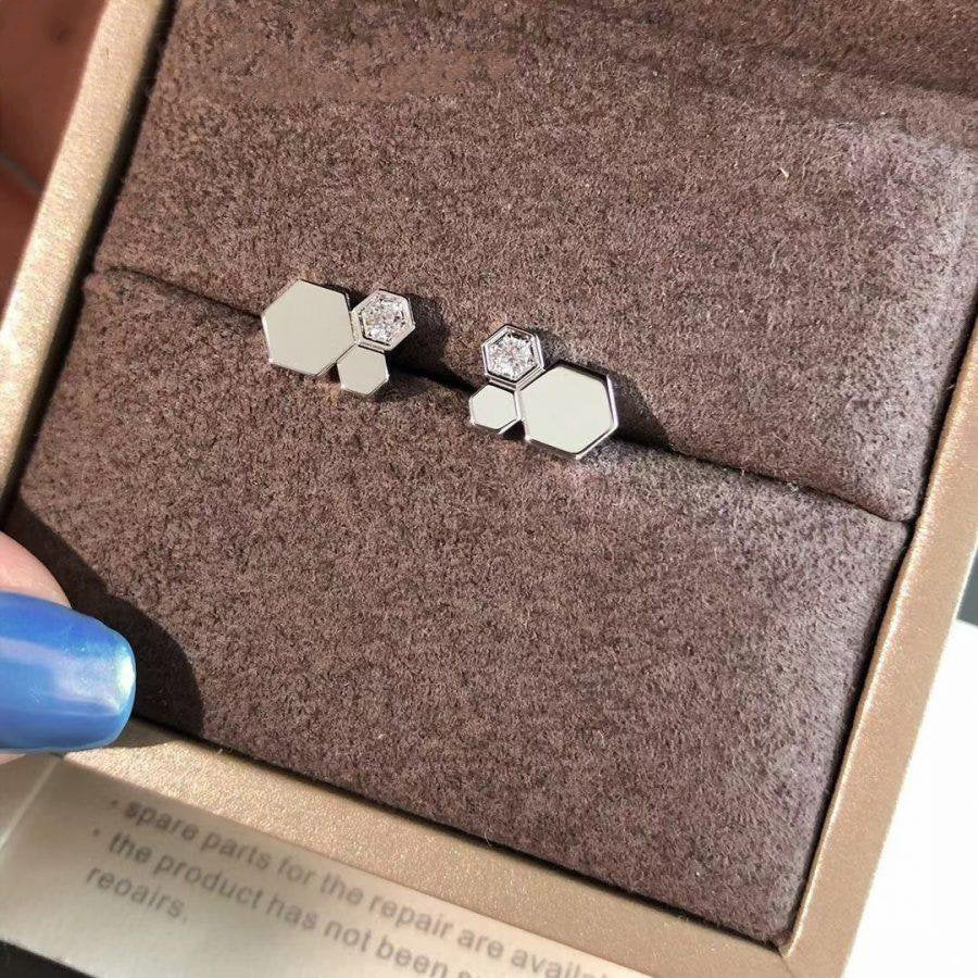 ¡®Twinkle jewelry¡¯BEE LOVE SILVER DIAMOND EARRINGS