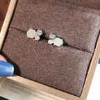 ¡®Twinkle jewelry¡¯BEE LOVE SILVER DIAMOND EARRINGS