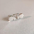 ¡®Twinkle jewelry¡¯BEE LOVE SILVER DIAMOND EARRINGS