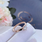 ¡®Twinkle jewelry¡¯BEE LOVE RING PINK GOLD 1 DIAMOND