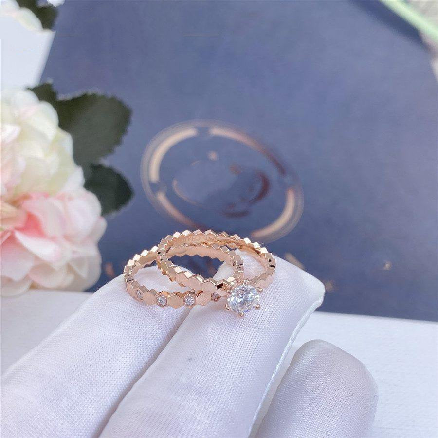 ¡®Twinkle jewelry¡¯BEE LOVE RING PINK GOLD 1 DIAMOND