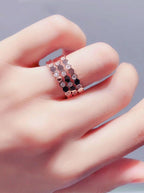 ¡®Twinkle jewelry¡¯BEE LOVE RING PINK GOLD DIAMOND