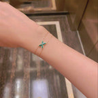 ¡®Twinkle jewelry¡¯JEUX BRACELET MALACHITE PINK GOLD 1 DIAMOND