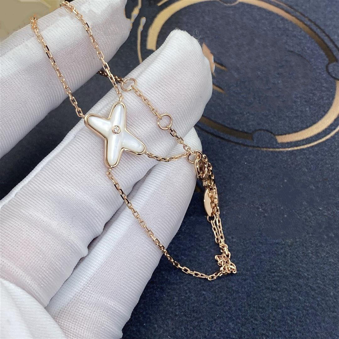¡®Twinkle jewelry¡¯JEUX BRACELET WHITE MOP PINK GOLD 1 DIAMOND