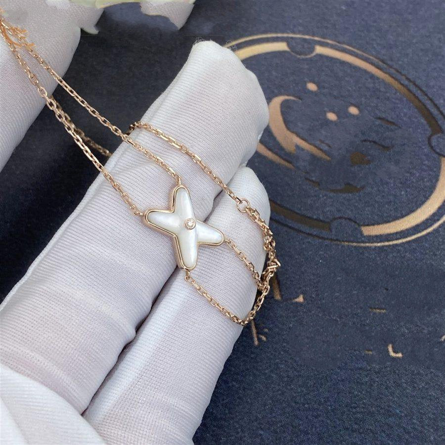¡®Twinkle jewelry¡¯JEUX BRACELET WHITE MOP PINK GOLD 1 DIAMOND