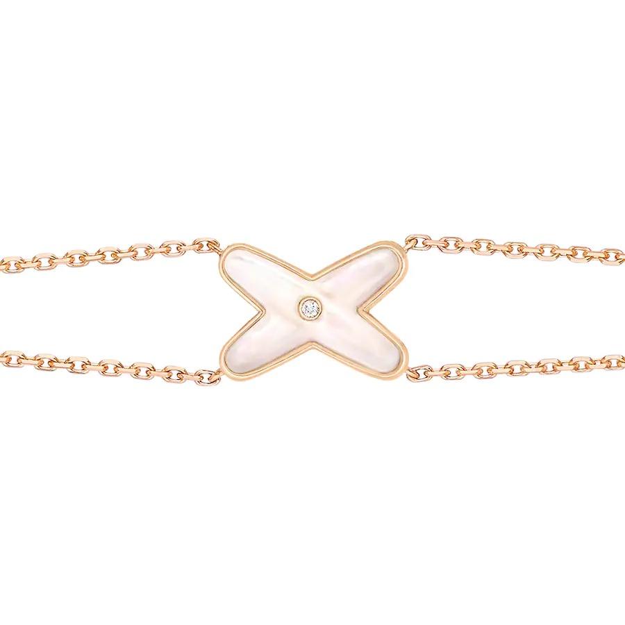 ¡®Twinkle jewelry¡¯JEUX BRACELET WHITE MOP PINK GOLD 1 DIAMOND