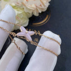 ¡®Twinkle jewelry¡¯JEUX BRACELET PINK MOP PINK GOLD 1 DIAMOND