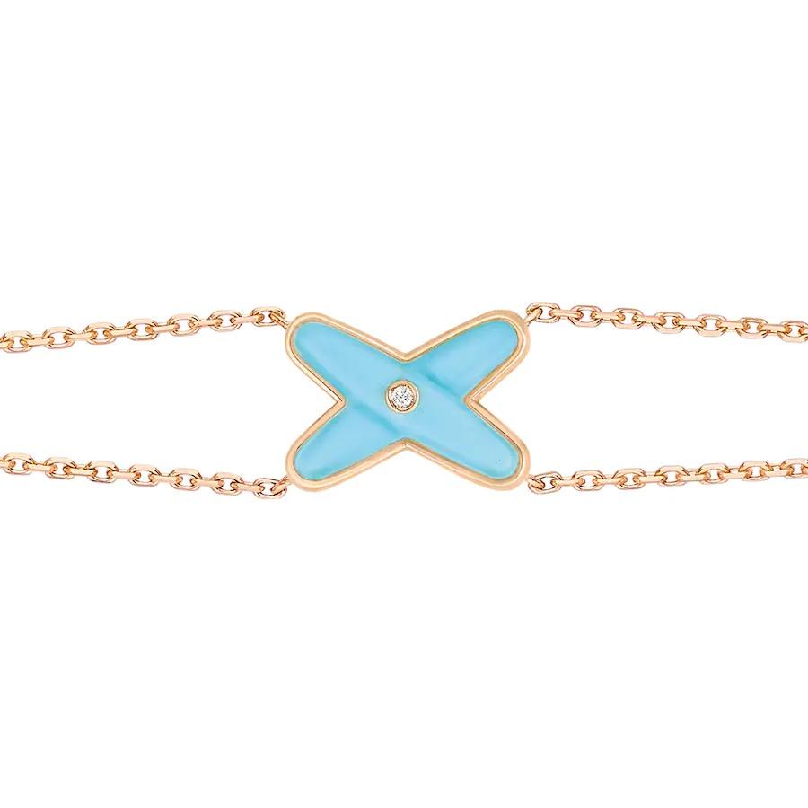 ¡®Twinkle jewelry¡¯JEUX BRACELET TURQUOISE PINK GOLD 1 DIAMOND