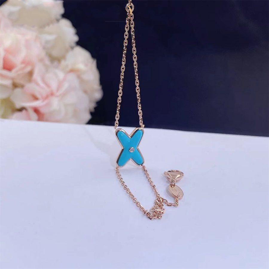 ¡®Twinkle jewelry¡¯JEUX BRACELET TURQUOISE PINK GOLD 1 DIAMOND