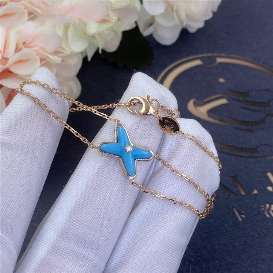 ¡®Twinkle jewelry¡¯JEUX BRACELET TURQUOISE PINK GOLD 1 DIAMOND