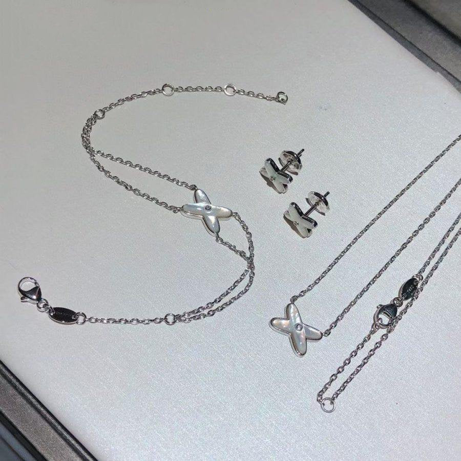 ¡®Twinkle jewelry¡¯JEUX BRACELET WHITE MOP SILVER 1 DIAMOND