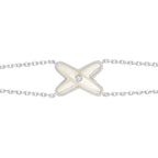 ¡®Twinkle jewelry¡¯JEUX BRACELET WHITE MOP SILVER 1 DIAMOND