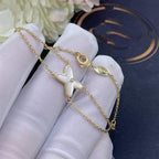 ¡®Twinkle jewelry¡¯JEUX BRACELET WHITE MOP GOLD 1 DIAMOND