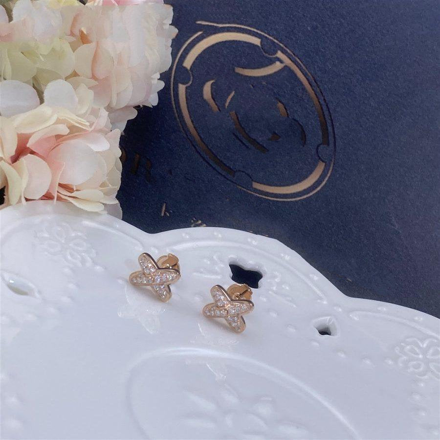 ¡®Twinkle jewelry¡¯JEUX DE PINK GOLD DIAMOND EARRINGS