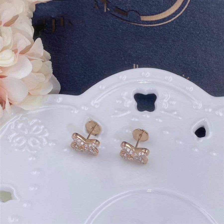 ¡®Twinkle jewelry¡¯JEUX DE PINK GOLD DIAMOND EARRINGS