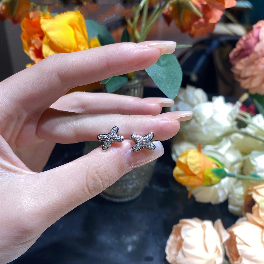 ¡®Twinkle jewelry¡¯JEUX DE SILVER DIAMOND EARRINGS