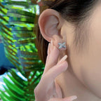 ¡®Twinkle jewelry¡¯JEUX DE SILVER DIAMOND EARRINGS