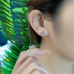 ¡®Twinkle jewelry¡¯JEUX DE SILVER DIAMOND EARRINGS
