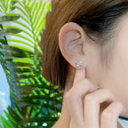 ¡®Twinkle jewelry¡¯JEUX DE SILVER DIAMOND EARRINGS