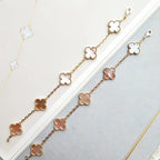 [Twinkle jewelry]New  CLOVER 5 MOTIFS  PINK MOP BRACELET COLLECTION
