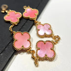 [Twinkle jewelry]New  CLOVER 5 MOTIFS  PINK MOP BRACELET COLLECTION