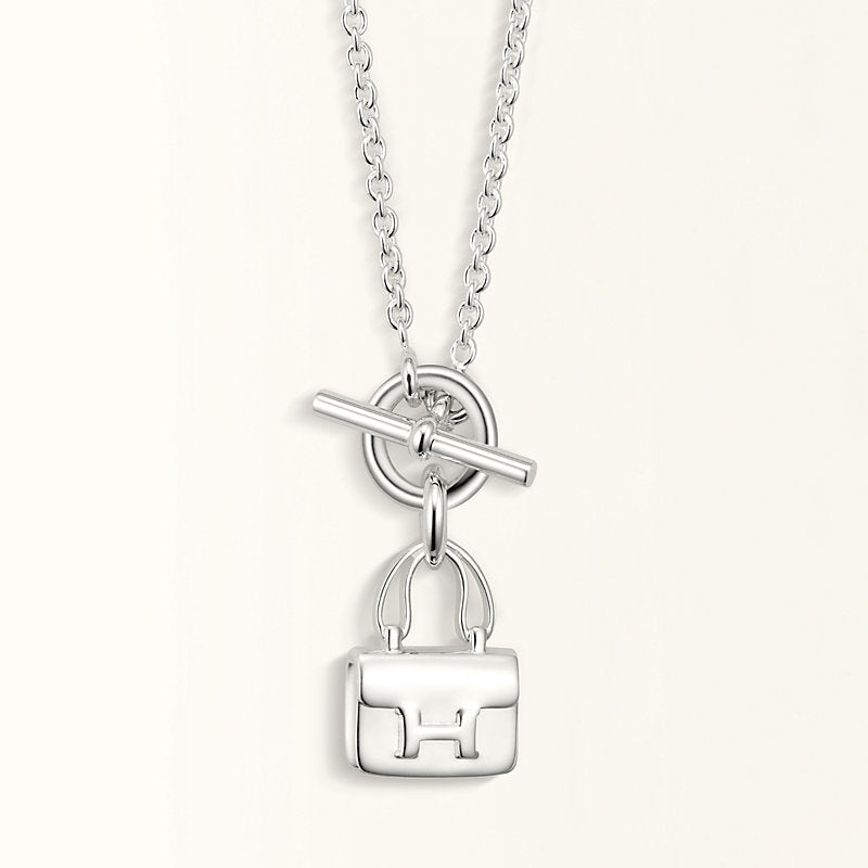 ¡®Twinkle jewelry¡¯POP H PEDANT SILVER NECKLACE