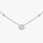 [Twinkle jewelrys]Diamond Necklace 0,20ct Brilliant Shape Joy