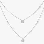 [Twinkle jewelrys]Diamond Necklace My Twin 2 Rows