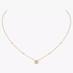 [Twinkle jewelrys]Diamond Necklace 0,20ct Brilliant Shape Joy