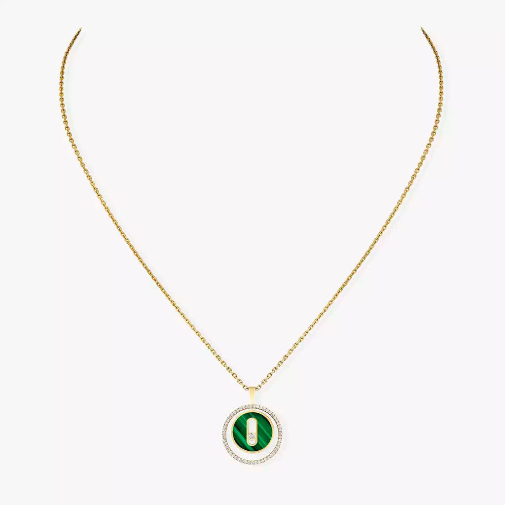 [Twinkle jewelrys]Lucky Move Diamond Necklace in Rose Gold and White Mother-of-Pearl