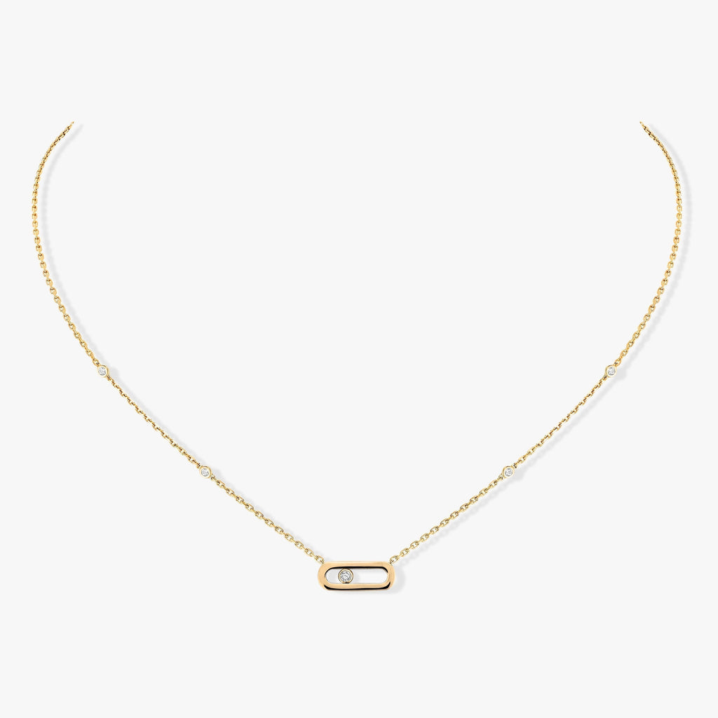 [Twinkle jewelrys]MOVE UNO DIAMOND NECKLACE