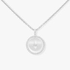 [Twinkle jewelrys]LUCKY MOVE PM NECKLACE SILVER DIAMOND