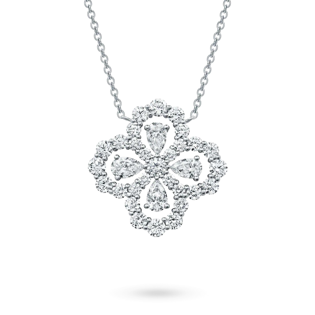 ¡®Twinkle jewelry¡¯LOOP NECKLACE FULL MOTIF DIAMOND 16MM MULTIPLE COLORS