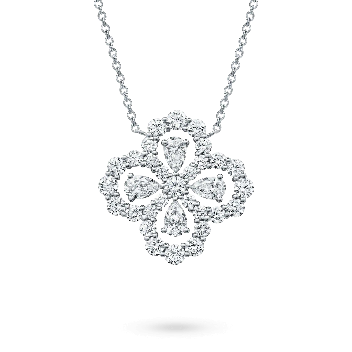 ¡®Twinkle jewelry¡¯LOOP NECKLACE FULL MOTIF DIAMOND 16MM MULTIPLE COLORS