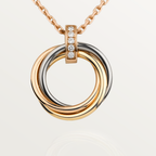 ¡®Twinkle jewelry¡¯TRINITY NECKLACE GOLD  DIAMONDS
