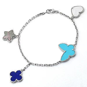 ¡®Twinkle jewelry¡¯LUCKY SPRING SILVER BRACELET 4 MOTIF