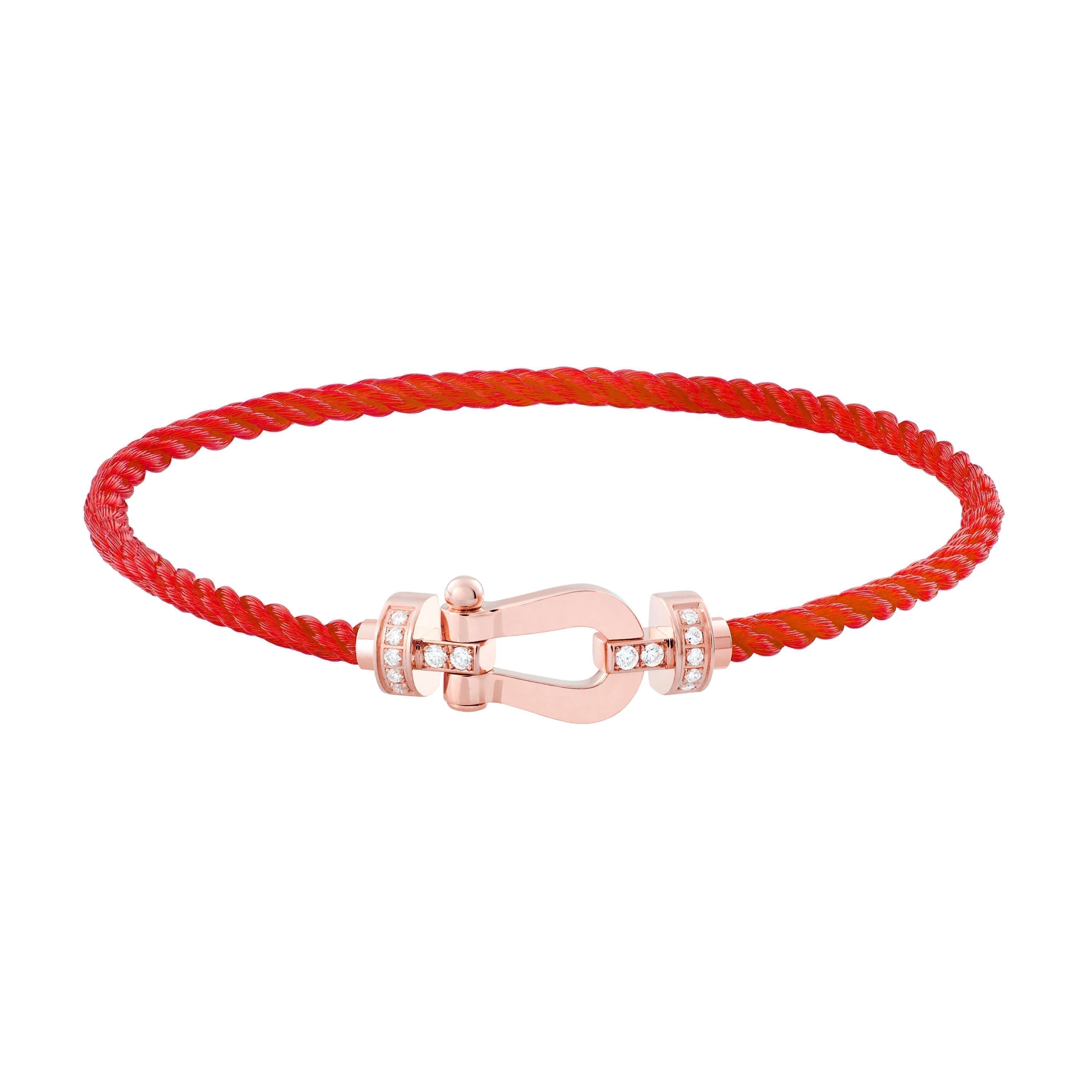¡®Twinkle jewelry¡¯FORCE 10 HALF DIAMOND PINK GOLD RED CORDERI LARGE AND MEDIUM MODEL