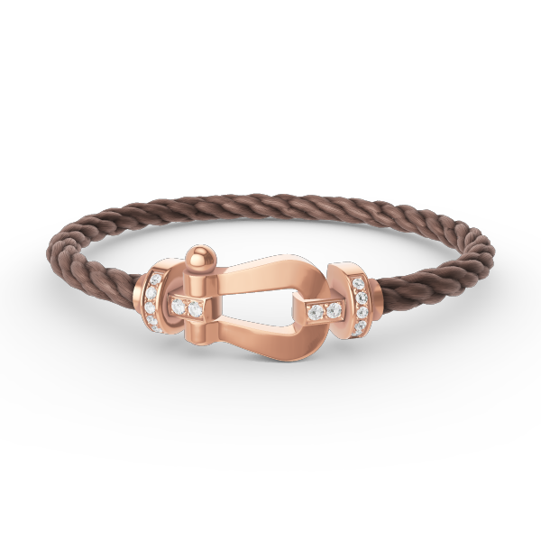 ¡®Twinkle jewelry¡¯FORCE LARGE HORSESHOE HALF DIAMOND BRACELET ROSE GOLD