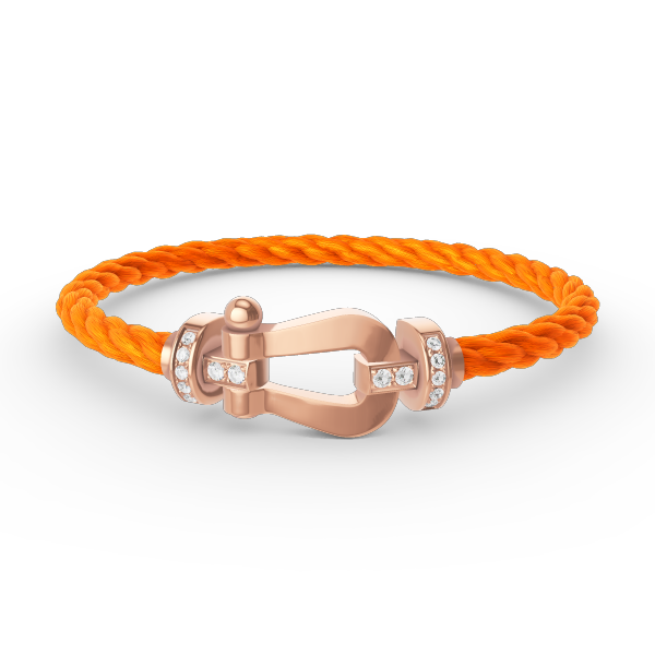 ¡®Twinkle jewelry¡¯FORCE LARGE HORSESHOE HALF DIAMOND BRACELET ROSE GOLD